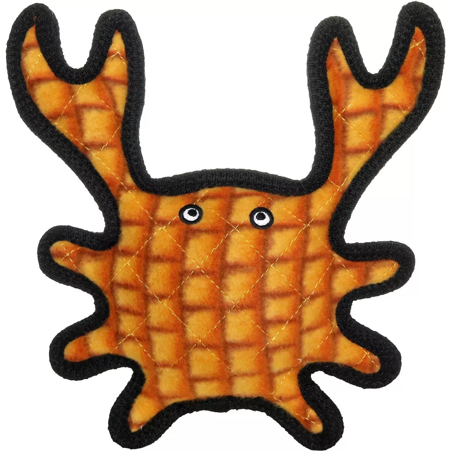 Tuffy’s Ocean Creature Crab Dog Toy, Orange, Medium