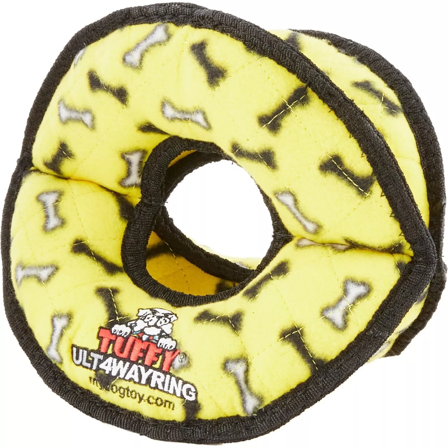 Tuffy’s Ultimate 4-Way Ring Squeaky Plush Dog Toy