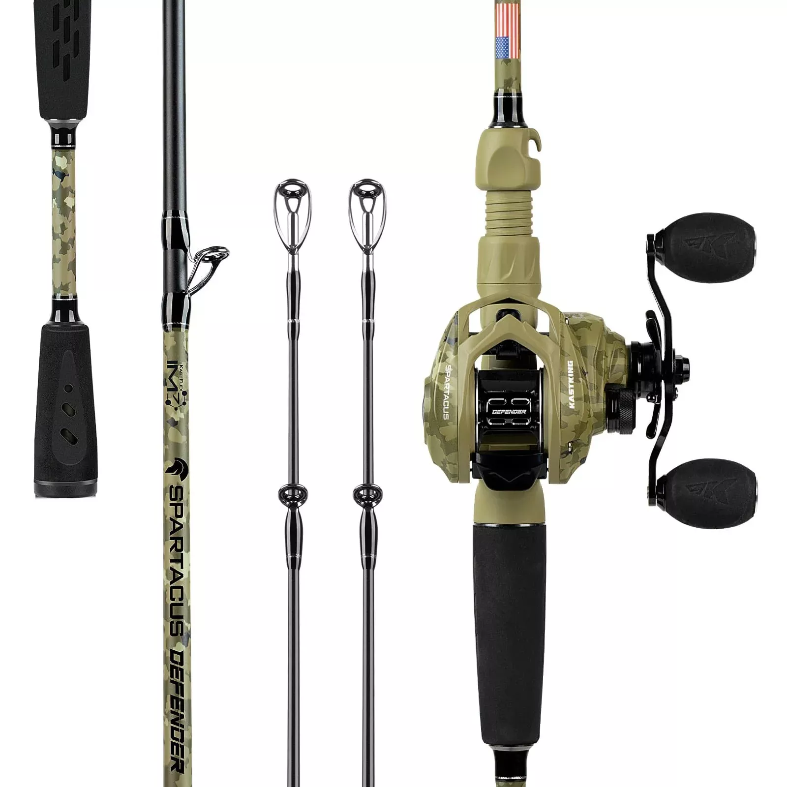 Twin-Tip Bait Caster Rod and Reel Combo