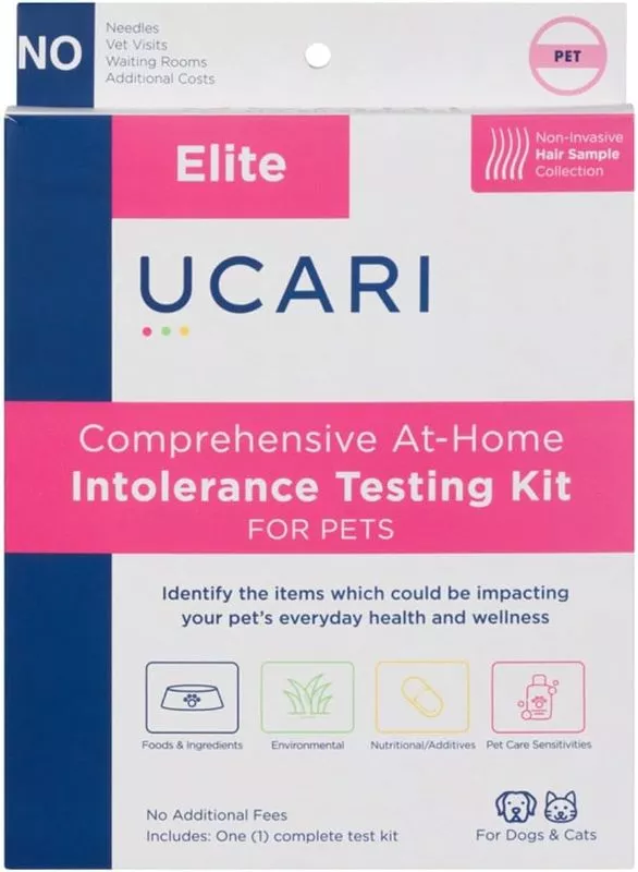 UCARI Elite Comprehensive At Home Intolerance Testing Kit For Pets