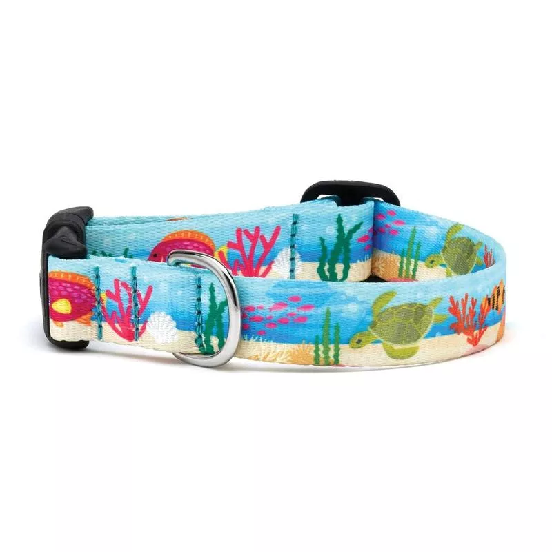 Up Country Oceanic Printed Dog Collar Medium