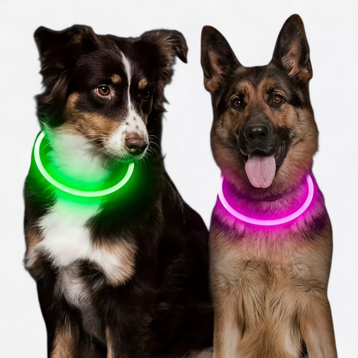 USB Rechargeable LED Dog Collar