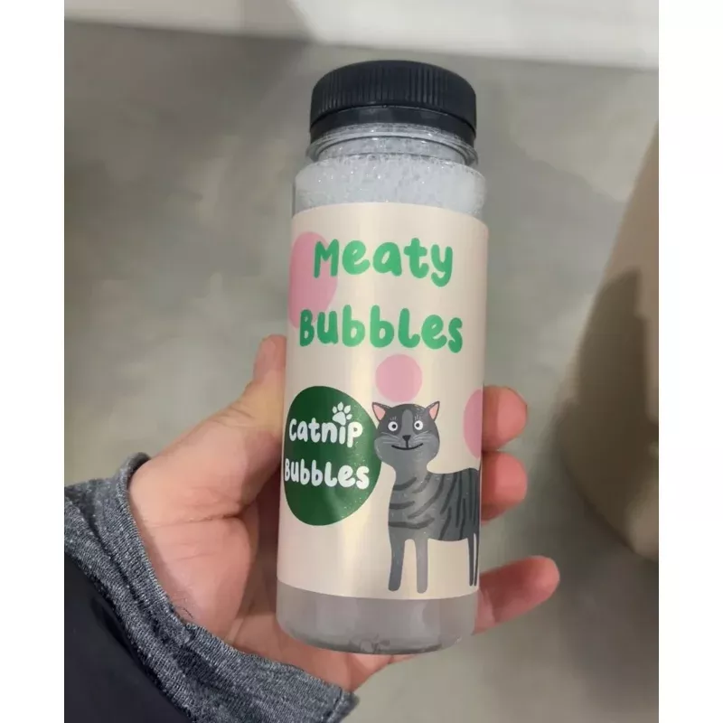 Vegan Catnip Bubbles For Cats - 150ml