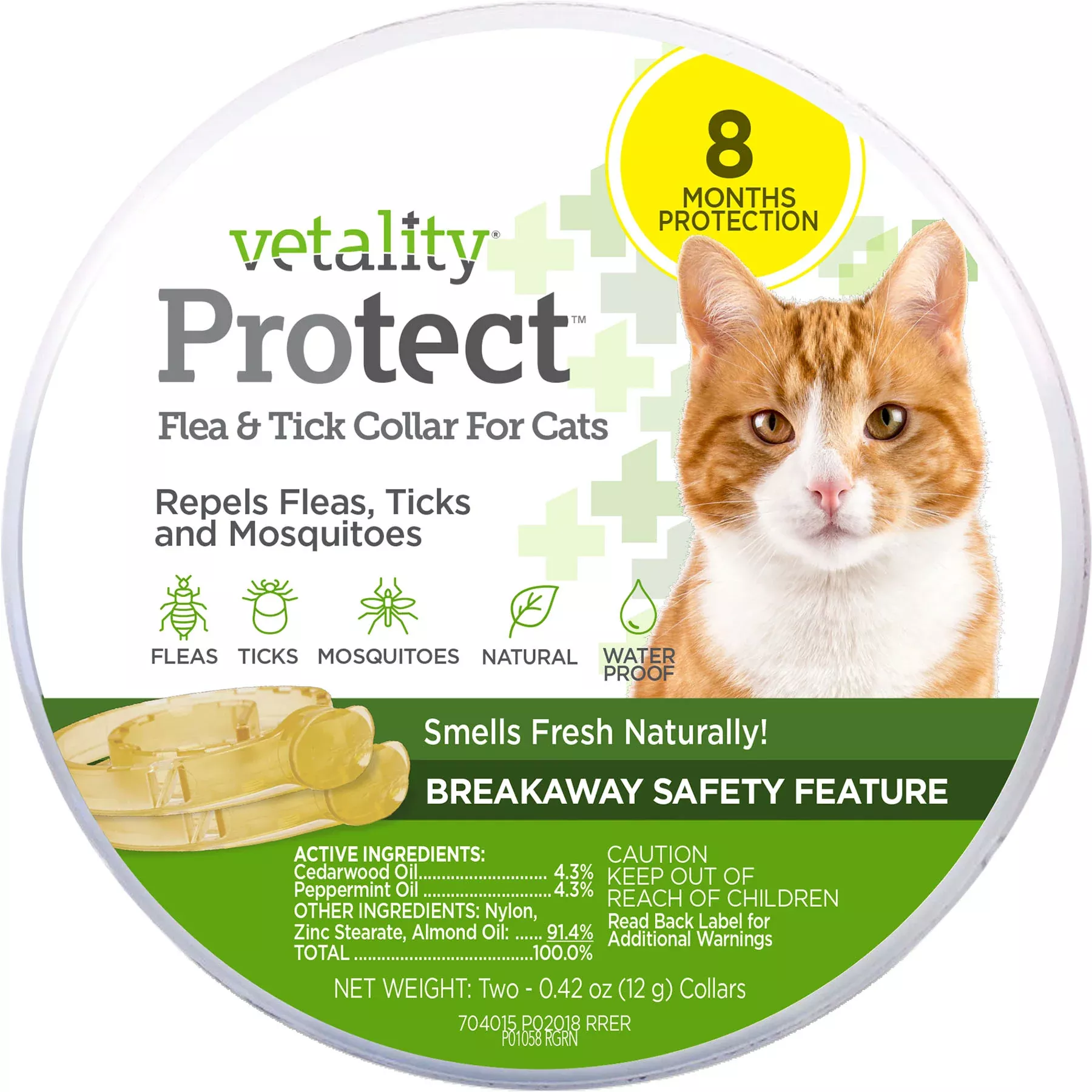 Vetality Protect Flea & Tick Collar For Cats