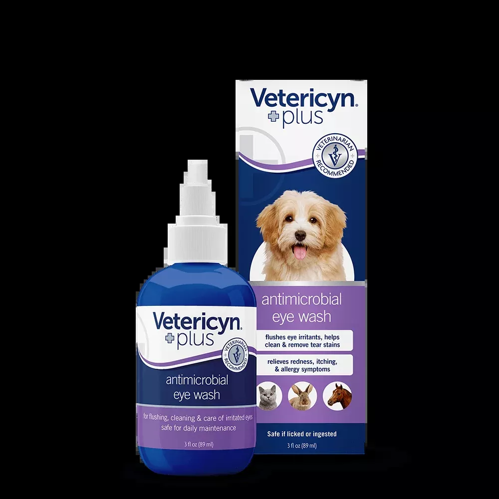 Vetericyn Plus Antimicrobial Eye Wash For Pets 3oz