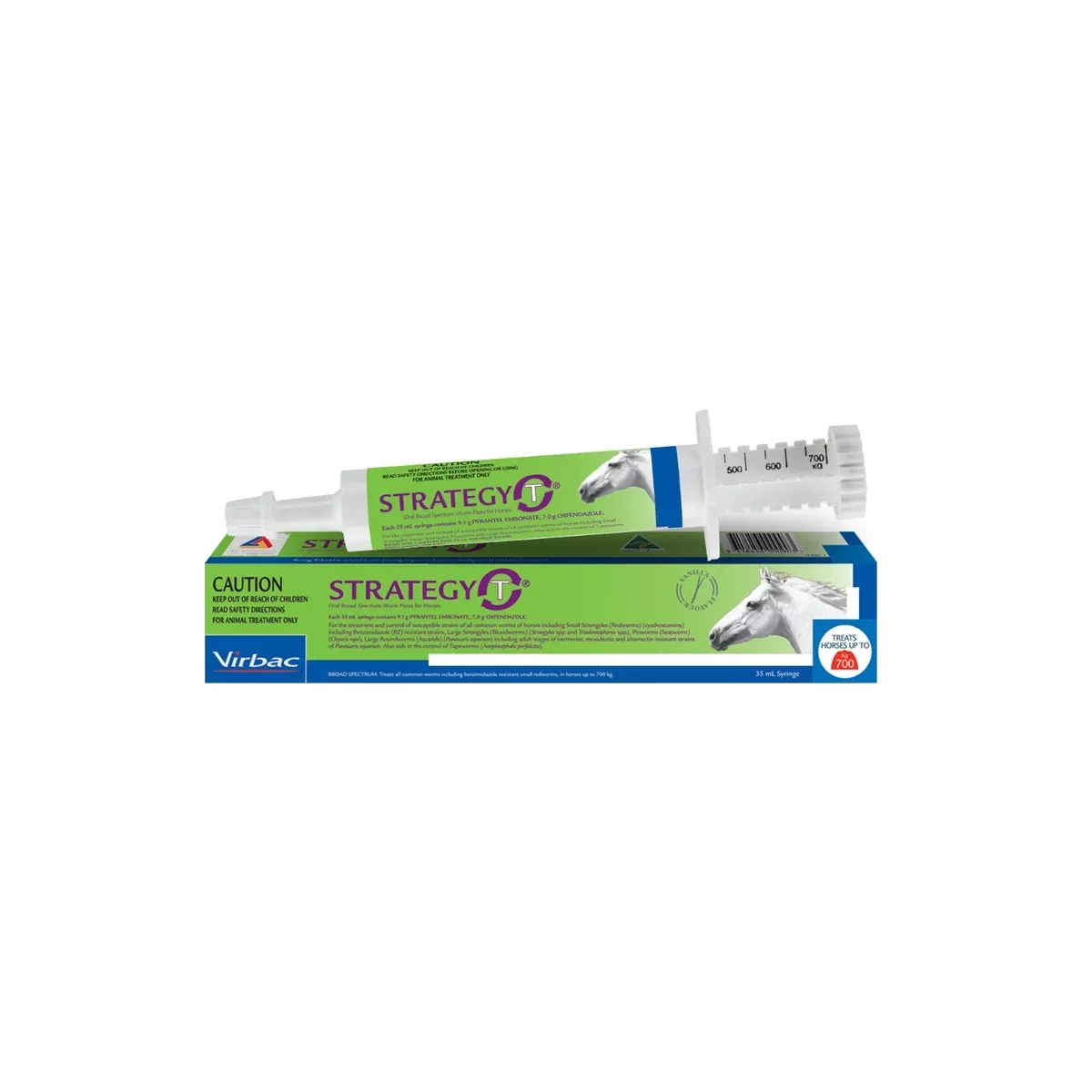 Virbac Strategy-T Broad Spectrum Horse Wormer Paste