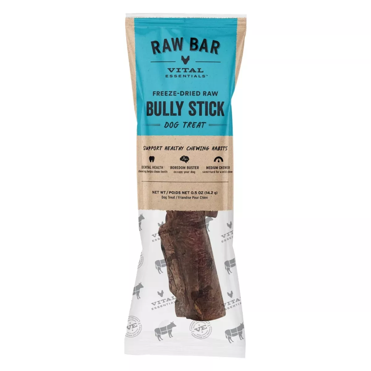 Vital Essentials Raw Bar Dog Treats - Bully Sticks