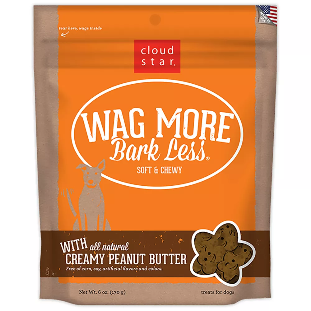 Wag More Soft Chewy Pb 6 oz.
