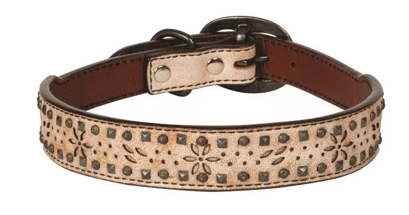 Weaver Leather Snow Star Dog Collar