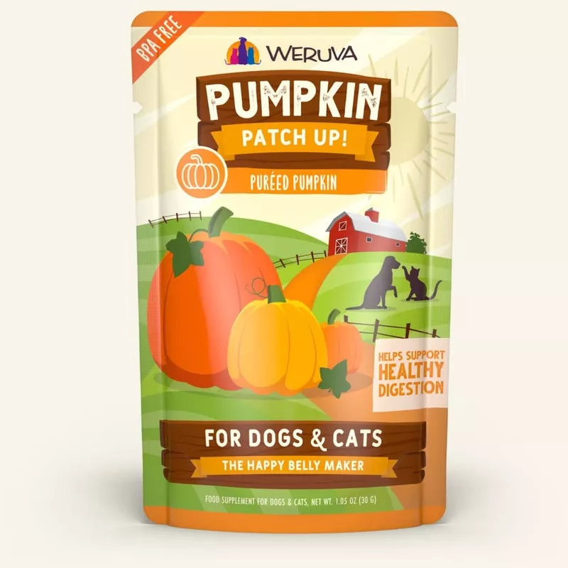Weruva Pumpkin Patch Up Pured Pumpkin 1.05-oz, Pet Supplement