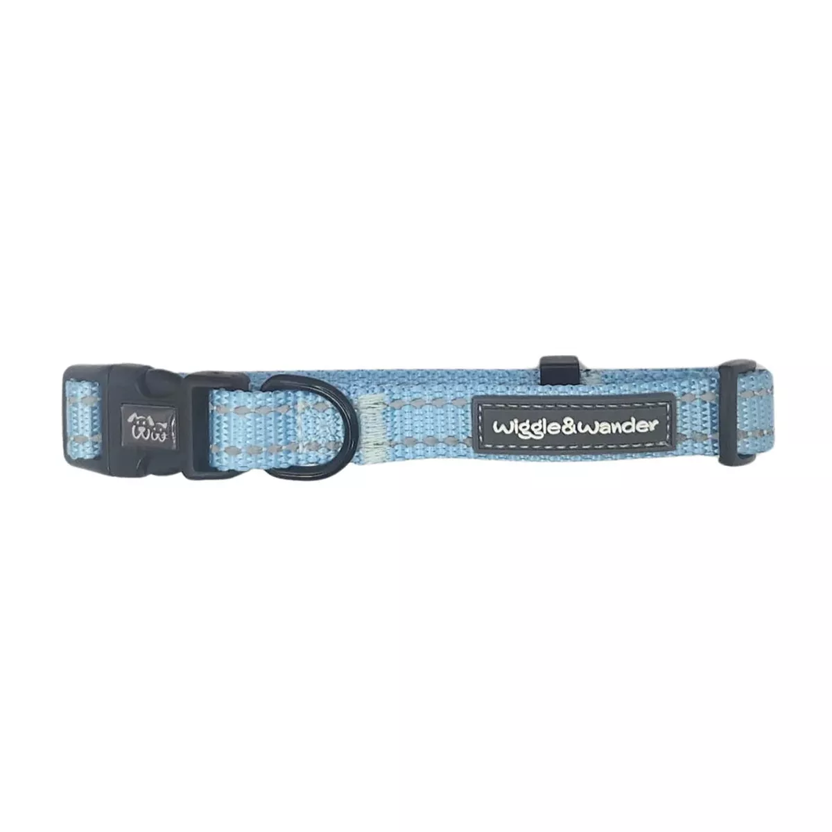 Wiggle & Wander Nylon Collar Blue