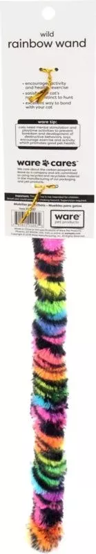 Wild Rainbow Wand Cat Toy