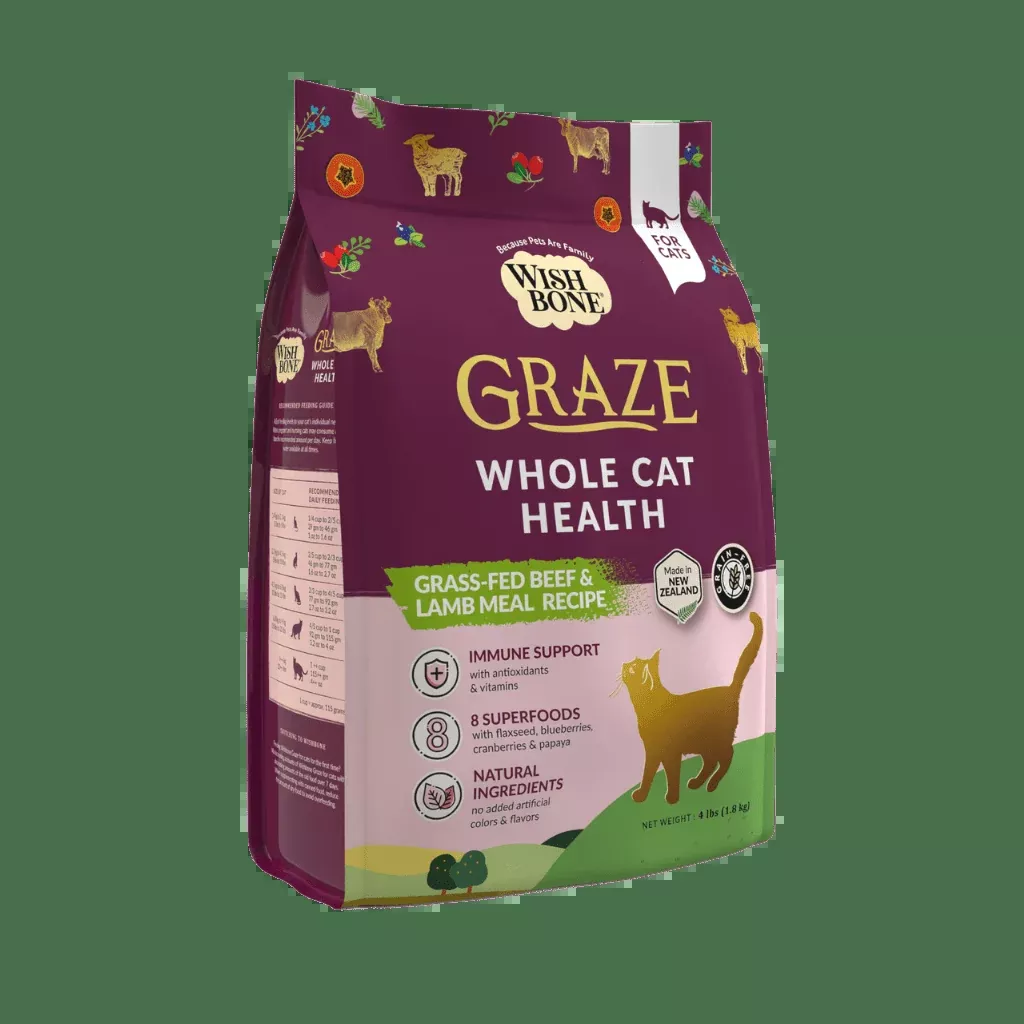 Wishbone Graze Beef and Lamb Dry Cat Food