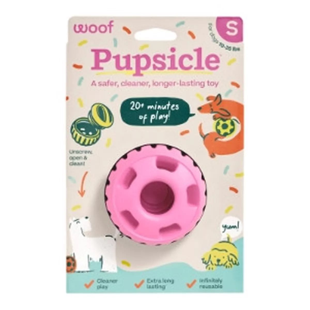 Woof The Pupsicle Dog Toy