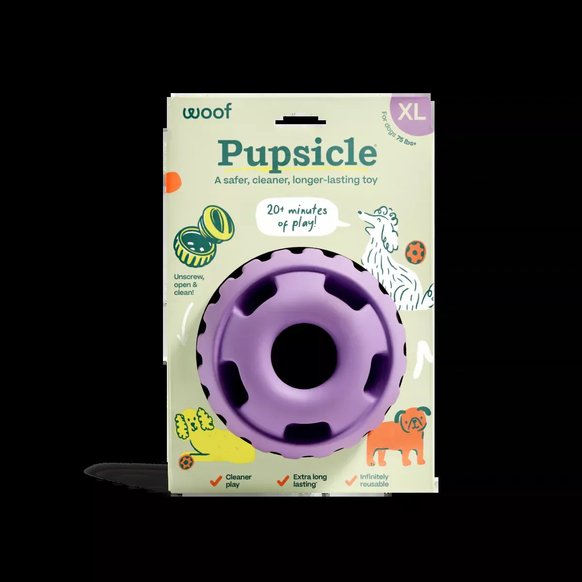 Woof The Pupsicle In Lavender