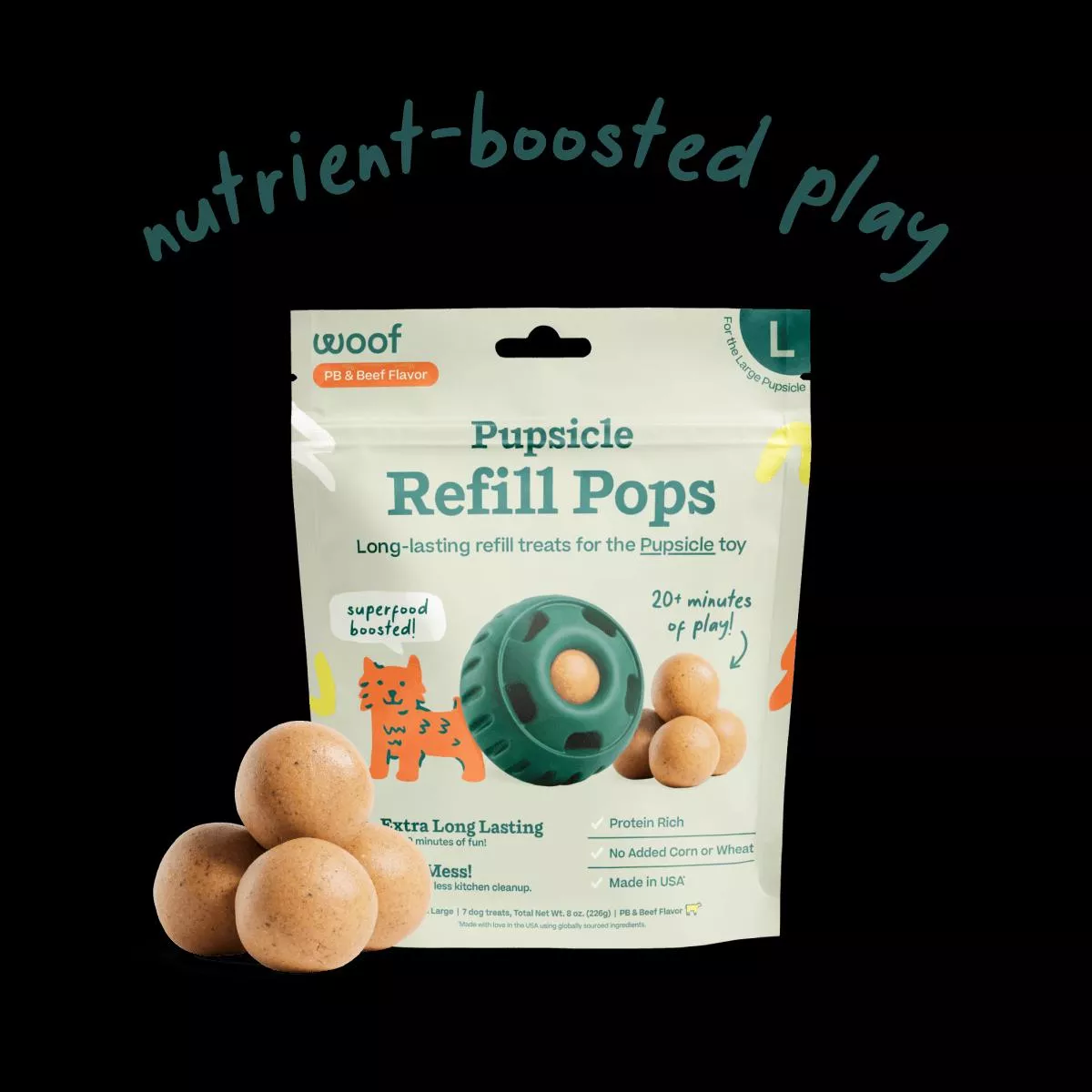 Woof Pupsicle Pops Beef