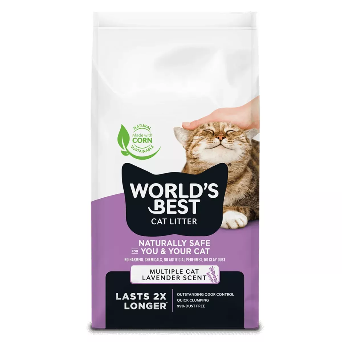 World's Best Cat Litter Multiple Cat Lavender Scent Formula