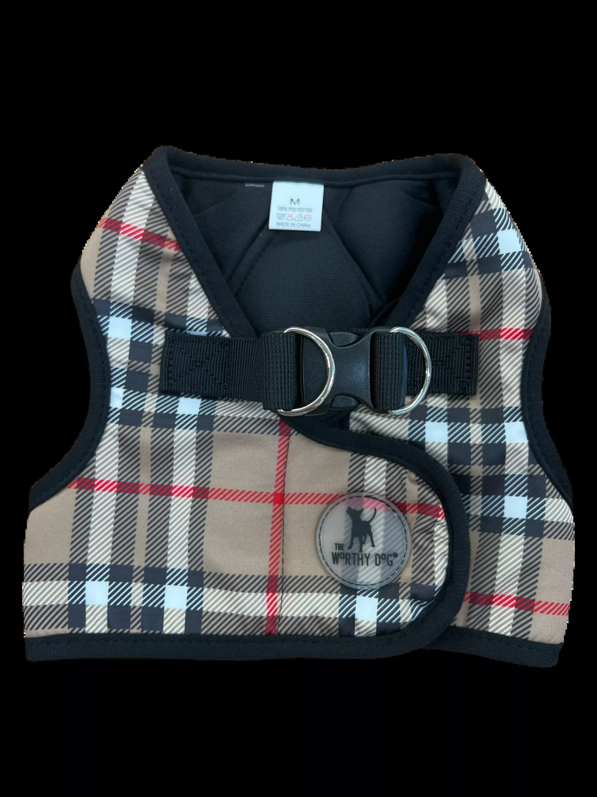 The Worthy Dog Harness Plaid