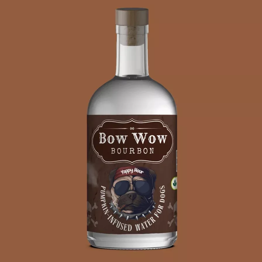 Yappy Hour Bow Wow Bourbon for Dogs