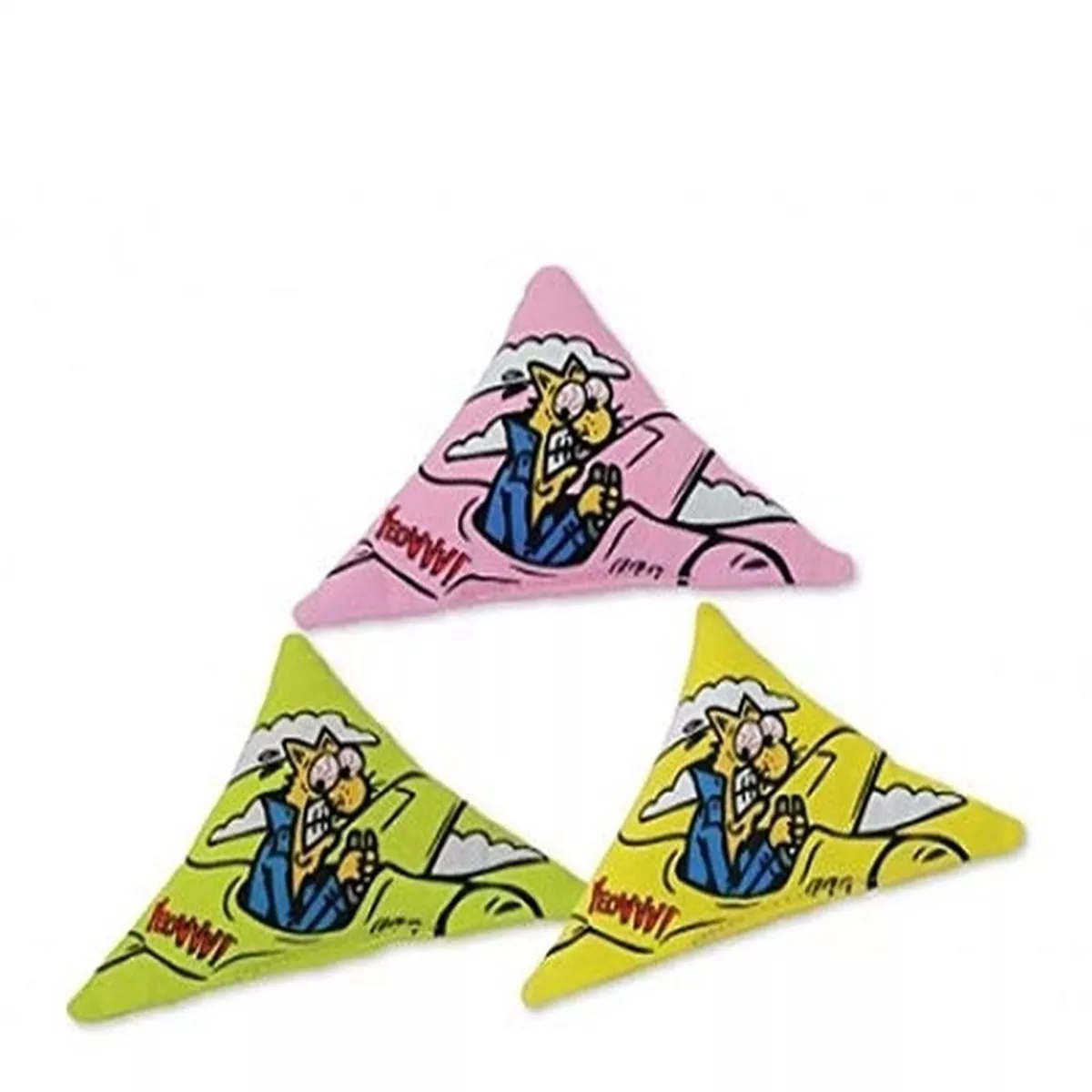 Yeowww! Catnip Purrr!-Muda Triangle Cat Toy