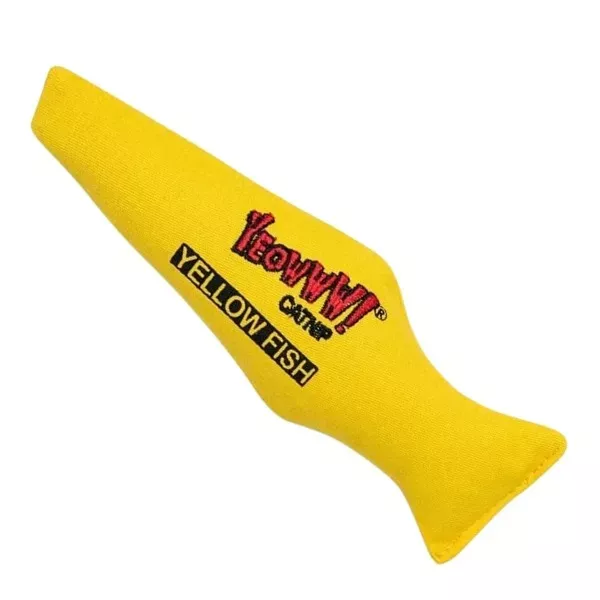 Yeowww! Catnip Yellow Fish