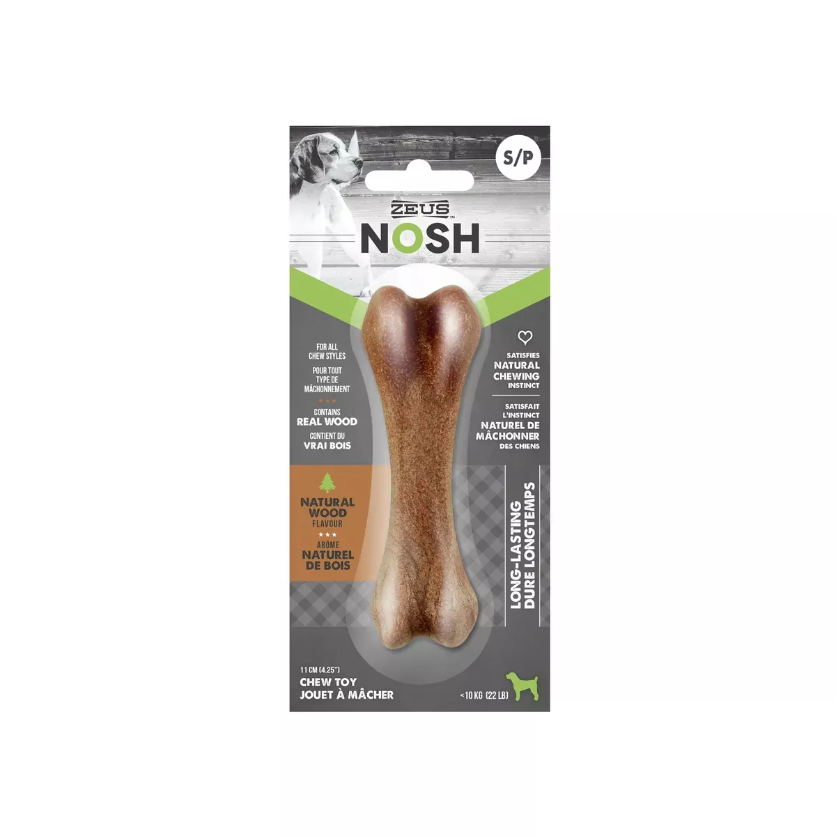 ZEUS NOSH Timber Wood Chew Bone