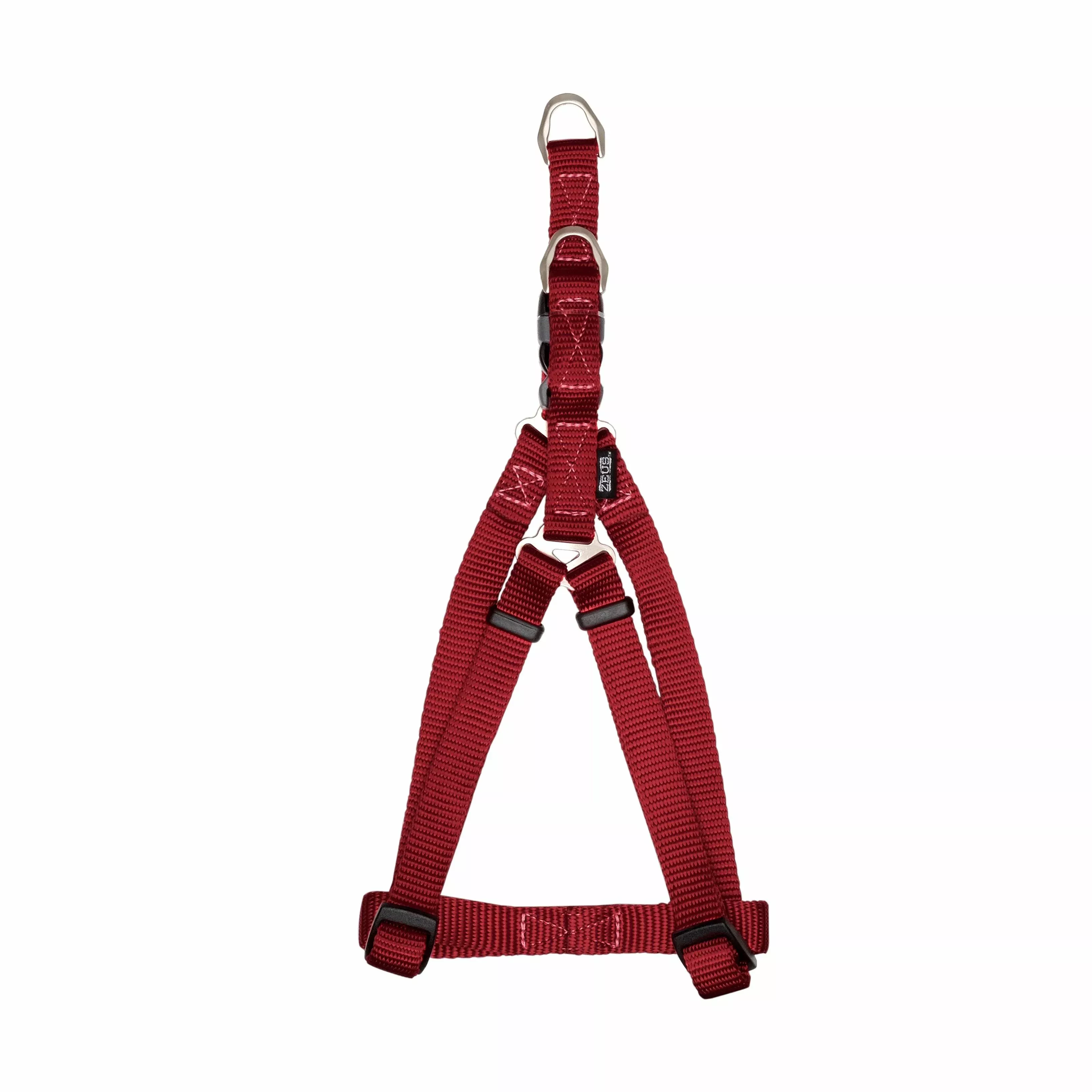 Zeus Nylon Dog Harness Deep Red