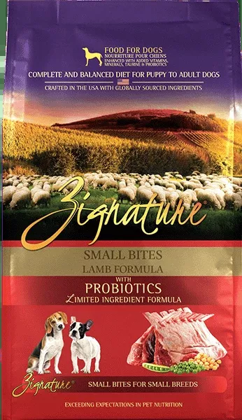 Zignature Lamb Small Bites Dry Dog Food