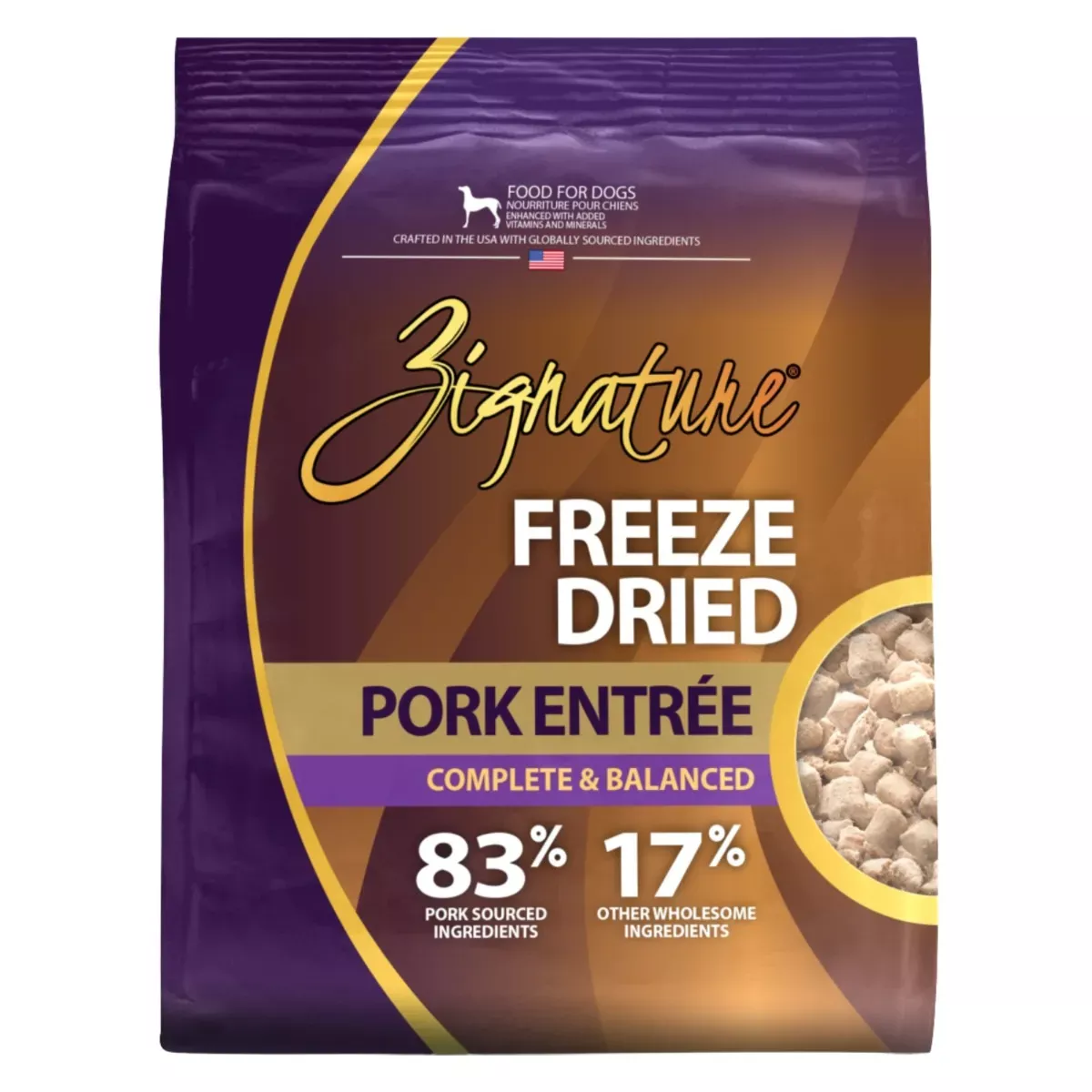 Zignature Original Freeze Dried Dog Food - Pork Entrée