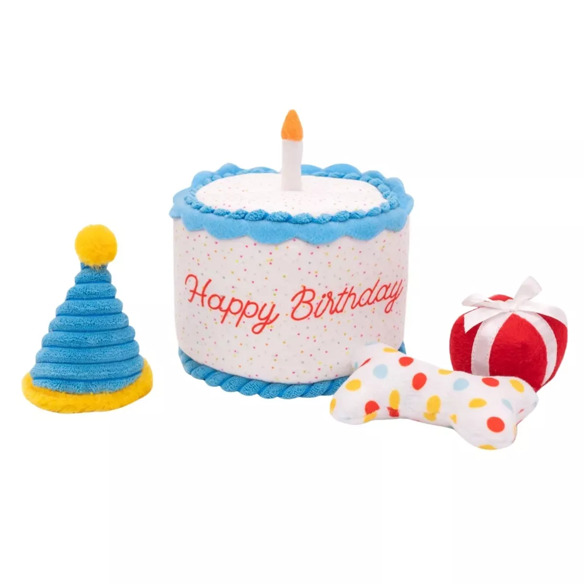 ZippyPaws Dog Burrow - Birthday Cake