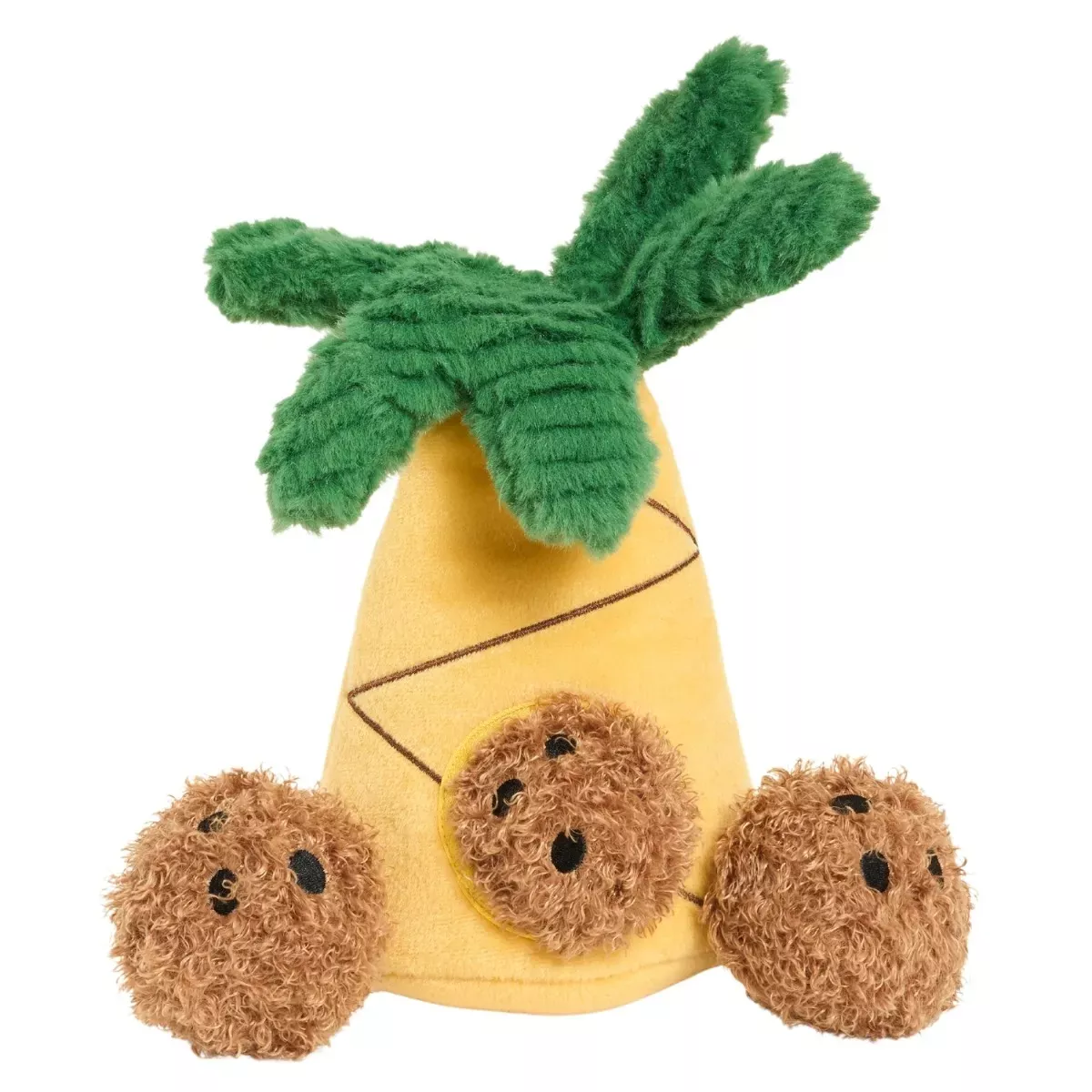 ZippyPaws Dog Burrow - Coconuts in Palm Tree