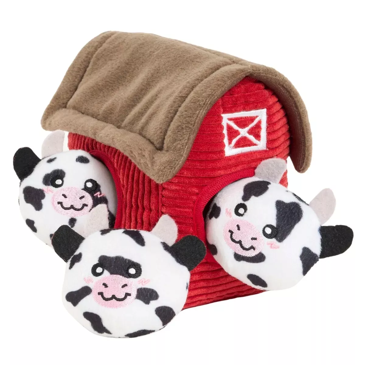 ZippyPaws Dog Burrow - Cow Barn
