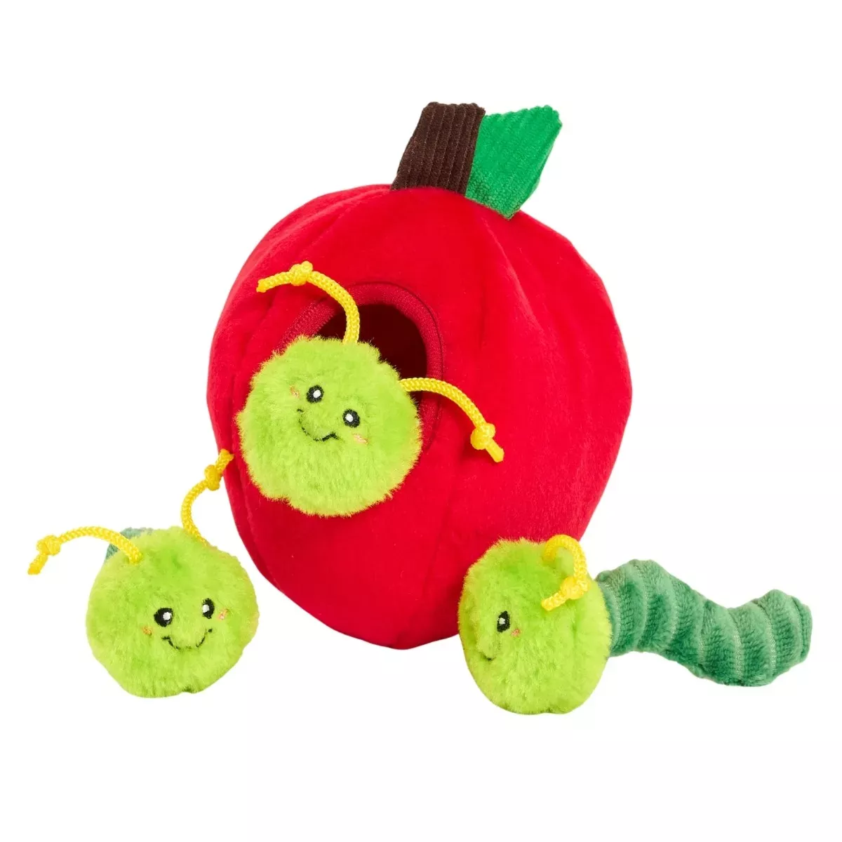 ZippyPaws Dog Burrow - Wormy Apple