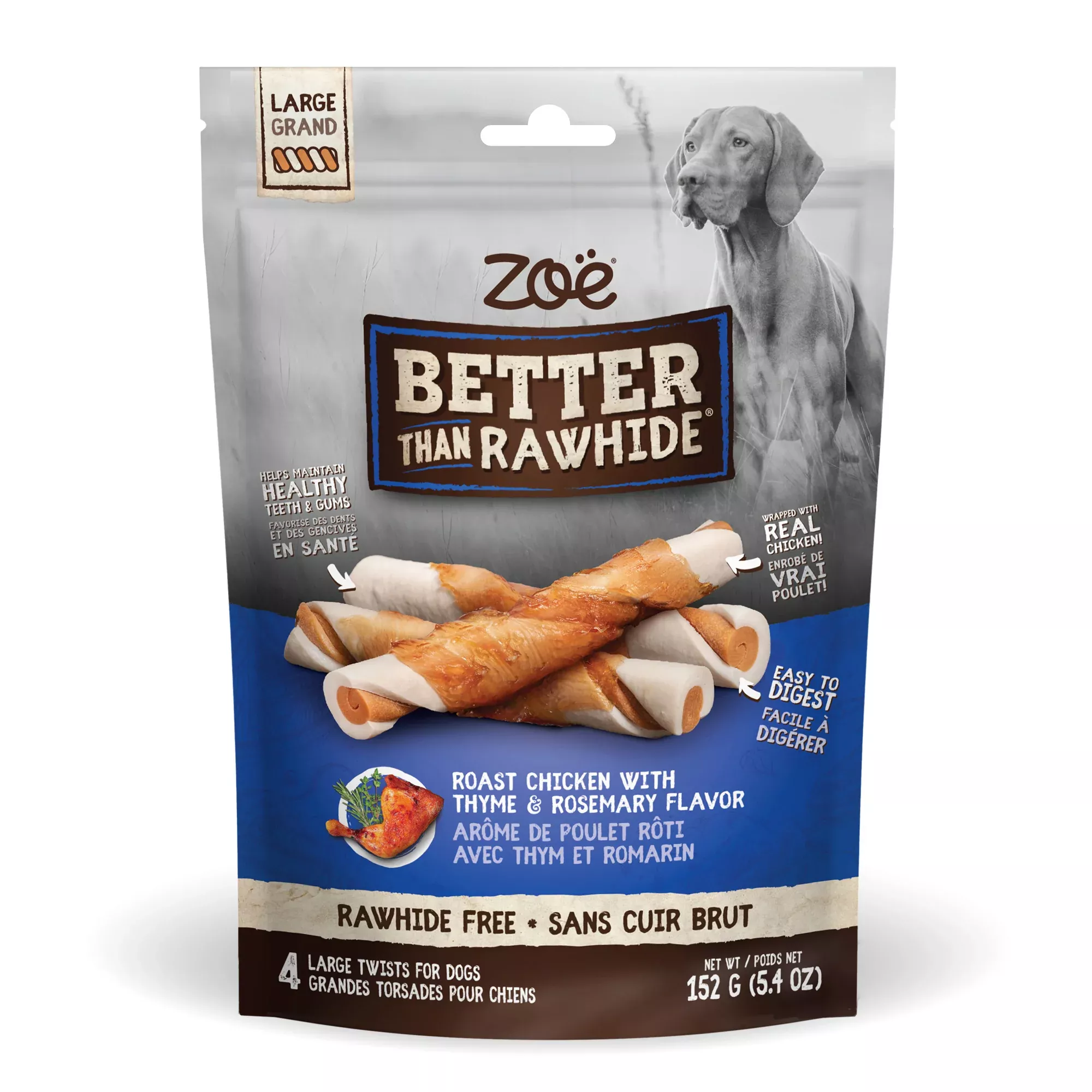 Zoe Better Than Raw Hide Roast Chicken With Thyme & Rosemary