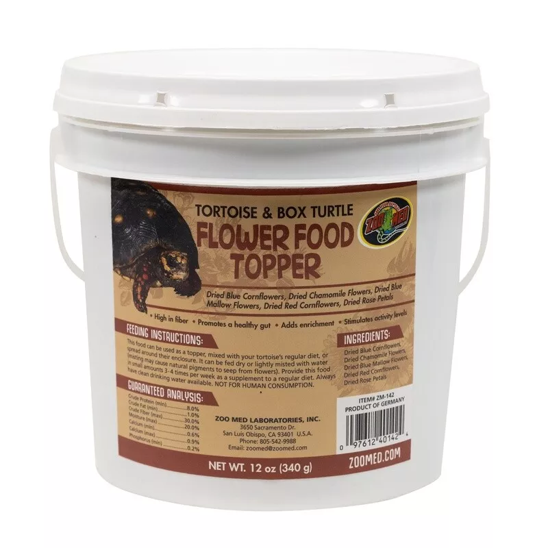 ZOO MED 8.5 OZ TORT FLOWER TOPPER