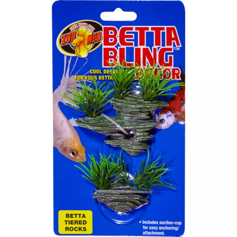 Zoo Med Betta Bling DecorTiered Rocks