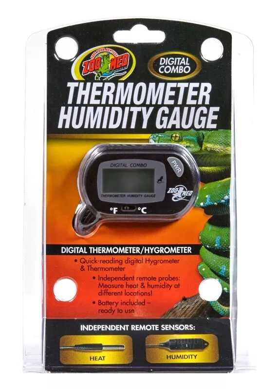 ZOO MED DIGITAL COMBO THERMOMETER HYGROMETER