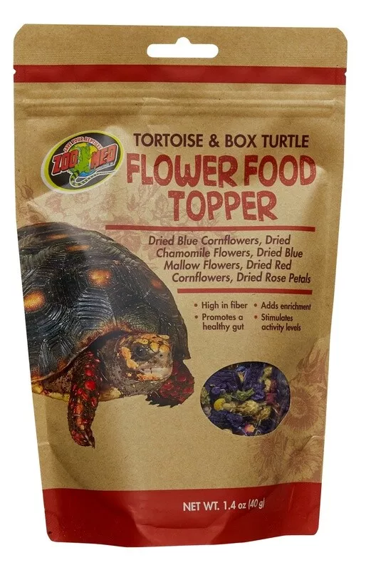 ZOO MED FLOWER TOPPER TORTOISE/BOX TURTLE 1.4 OZ