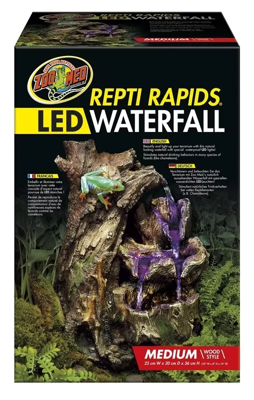 ZOO MED LED WATERFALL WOOD MD