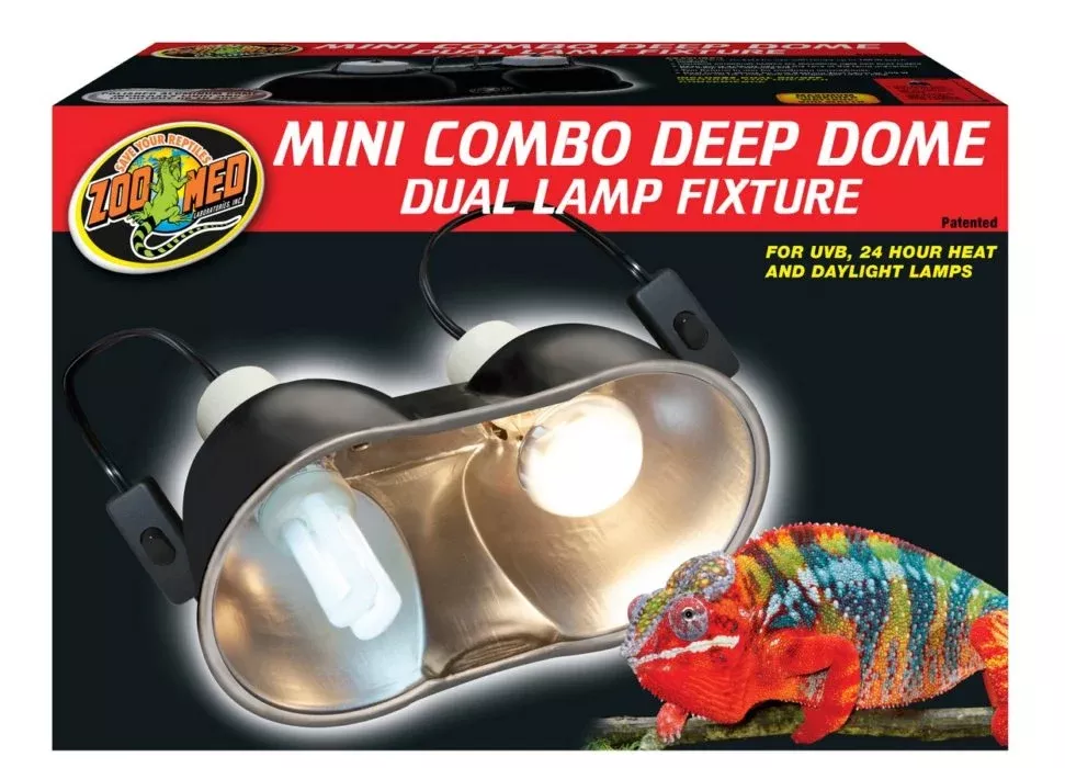 Zoo Med Mini Combo Deep Dome Dual Fixture