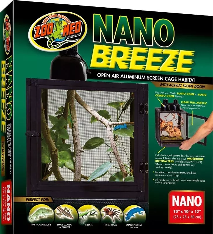 Zoo Med Nano Breeze Alumuninum Screen Cage