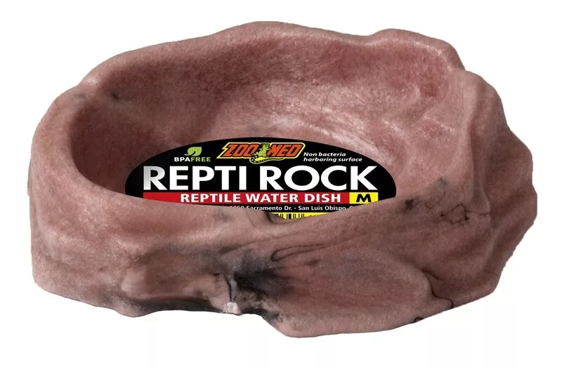 ZOO MED REPTI ROCK WATER DISH MD