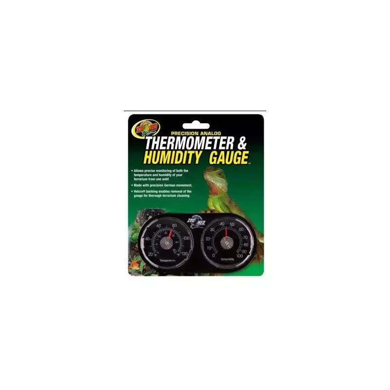 Zoo Med Thermometer Humidity Gauge