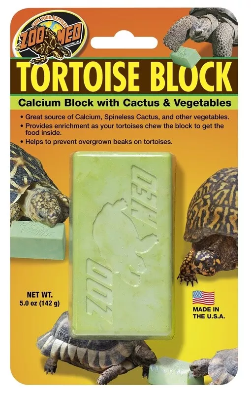 ZOO MED TORTOISE CAL/VEG BLOCK