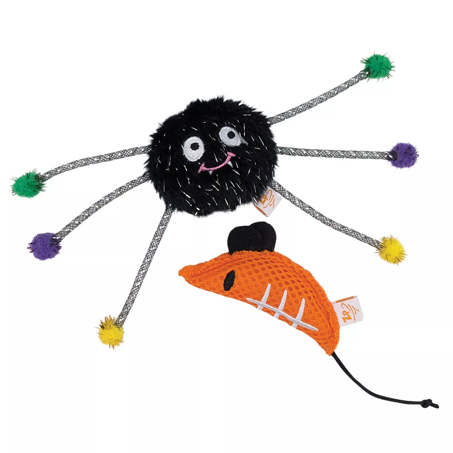 Zoom Pets Spider & Mouse Duo Cat Toys