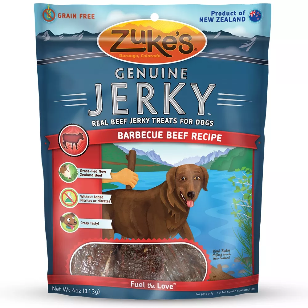 Zukes Genuine Jerky Barbecue Beef 4 oz.