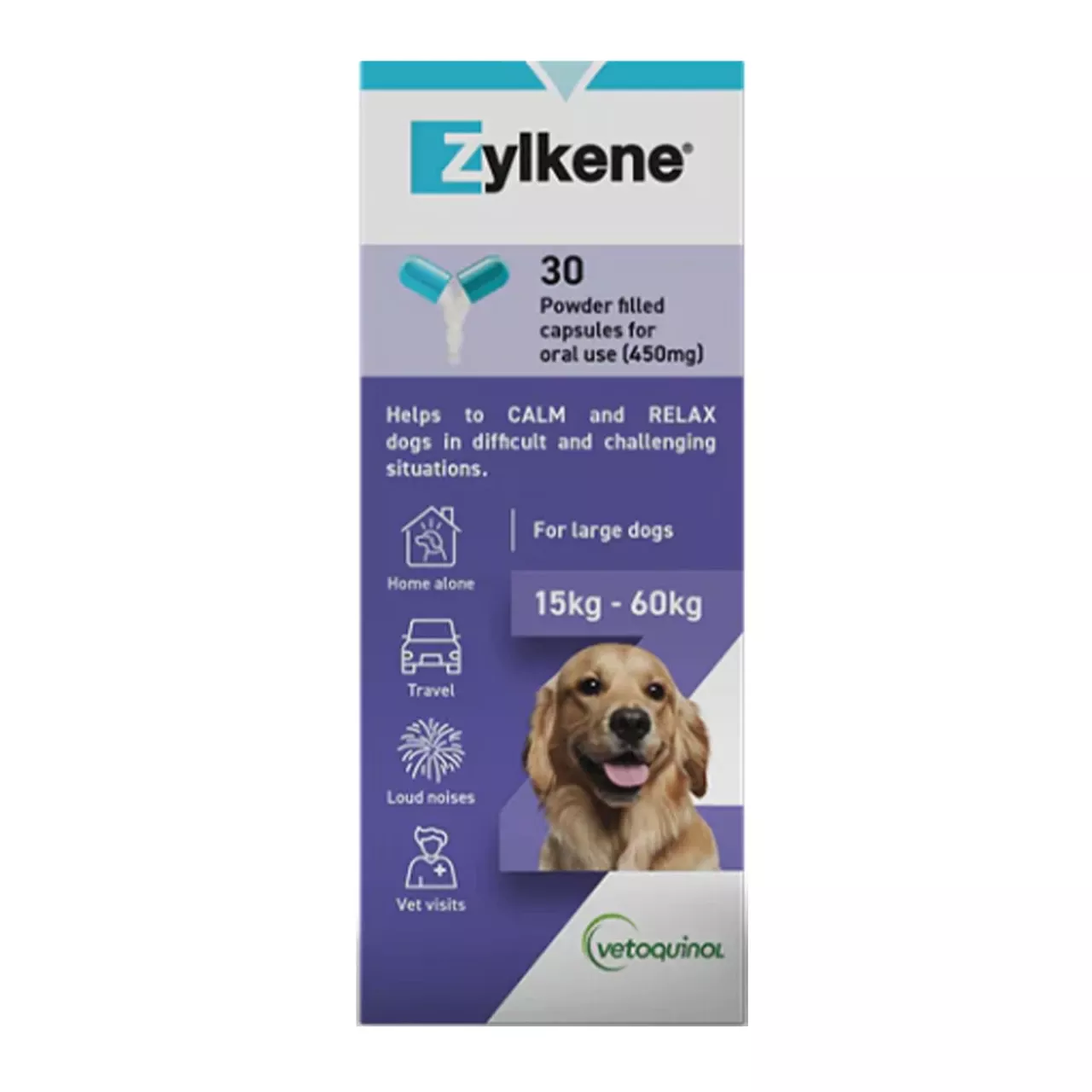 Zylkene Nutritional Supplement For Dogs 450mg - 30 Capsules